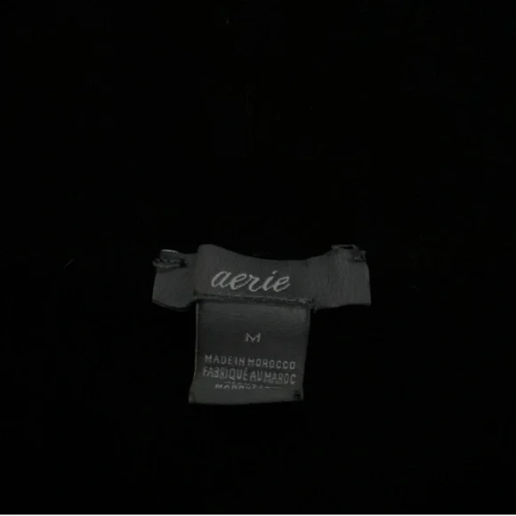 Aerie Long Cocoon Loungewear Cardigan, fringe , soft stretchy bouncy, S/M - Picture 6 of 7